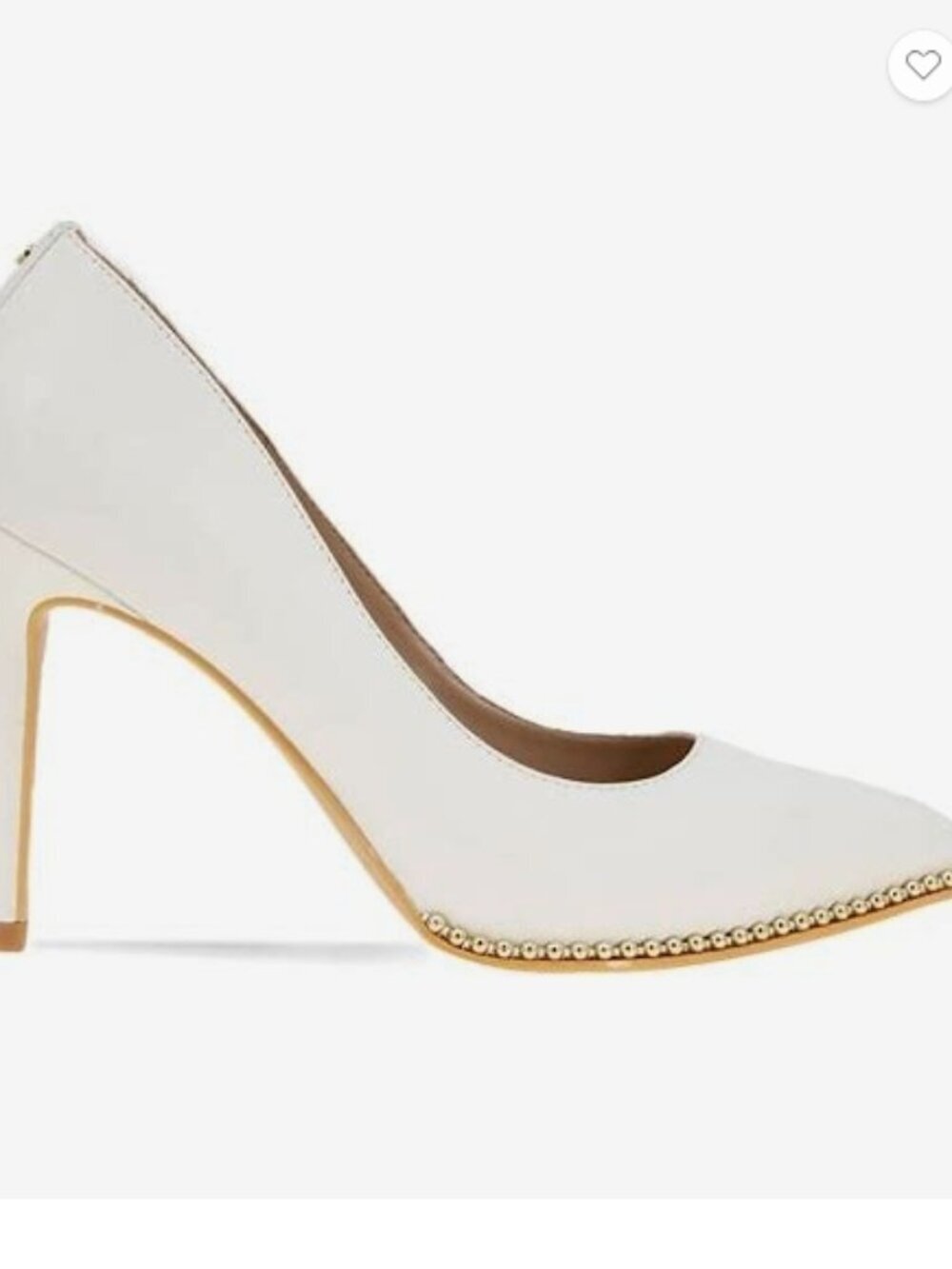 BCBGeneration Hawti Pointed‑Toe Pumps — Bright White, Size 9